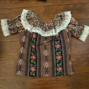Vintage lace shirt, M,